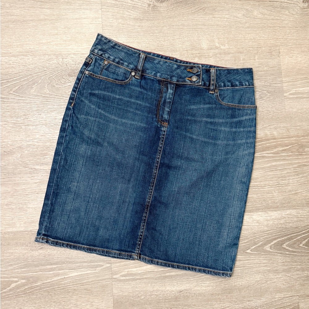 •TALBOTS• JEAN SKIRT